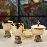 Last Supper Chalice & Bowl Paten Set - Gerken's Religious Supplies