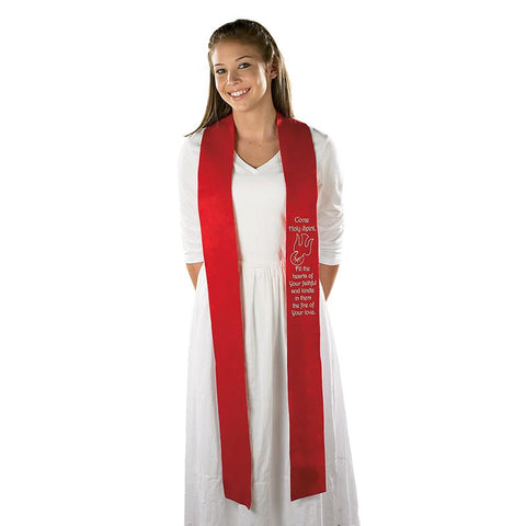 Children's Confirmation Stole - Come Holy - Gerken's Religious Supplies