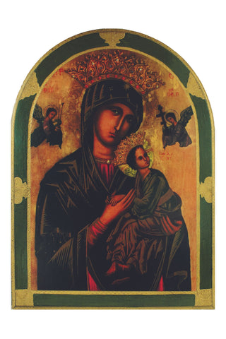 Our Lady of Perpetual Help Plaque 23 x 31" - Gerken's Religious Supplies