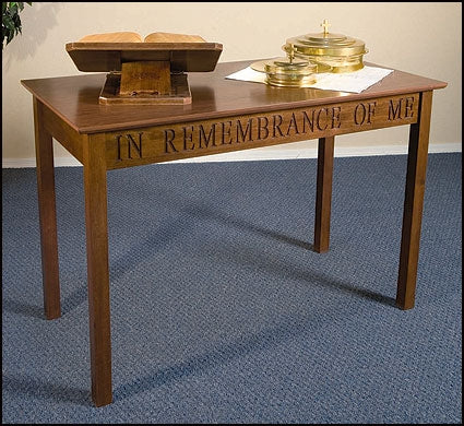 In Remembrance of Me Communion Table