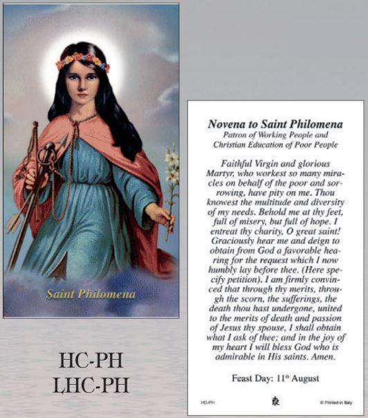 About our patron, St. Philomena