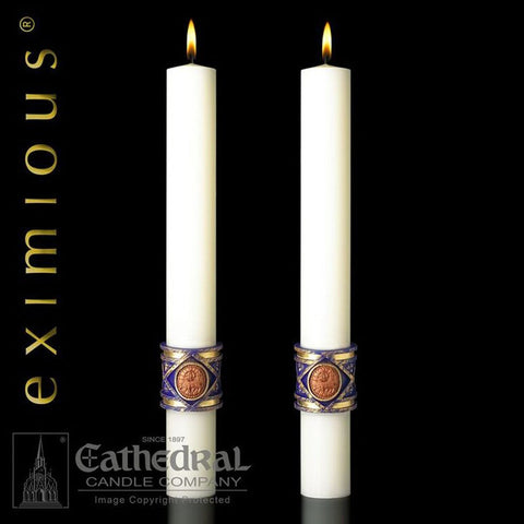 Lilium Side Candles 1-1/2" x 17" - Gerken's Religious Supplies