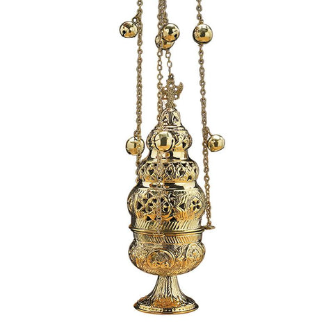 Ornate Censer with 12 Bells - Gerken's Religious Supplies
