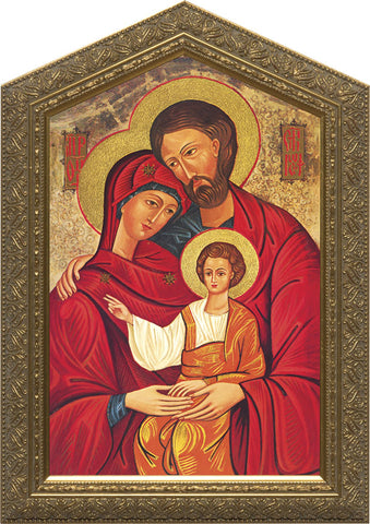 Holy Family Icon Framed - 8" X 12" - Gerken's Religious Supplies