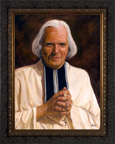 St. John Vianney by Jason Jenicke Framed Art - 12" X 16" - Gerken's Religious Supplies