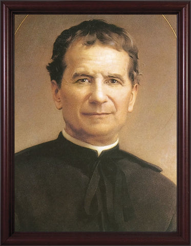 St. John Bosco Framed Art - 8" X 10" - Gerken's Religious Supplies