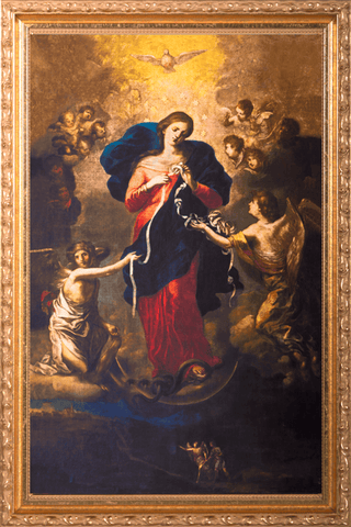 Mary Undoer of Knots Framed Art - 5-1/2" X 8-1/2" - Gerken's Religious Supplies