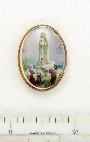 Our Lady of Fatima Lapel Pin - Large - Gerken's Religious Supplies