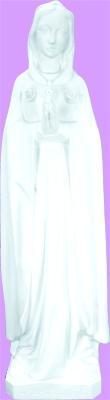 Rose Mystica Outdoor Statue with White Finish, 24" - Gerken's Religious Supplies