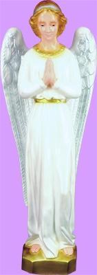 Standing Angel Outdoor Statue with Color Finish, 24" - Gerken's Religious Supplies