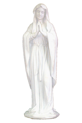 Adoring Virgin in White 11.75"