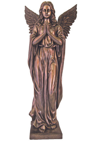 Praying Angel in Cold Cast Bronze 38"