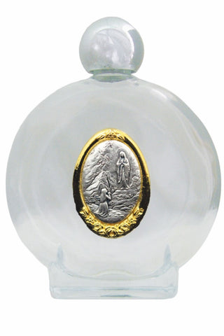 Our Lady of Lourdes Holy Water Bottle 3.25 x 4.5" - Gerken's Religious Supplies