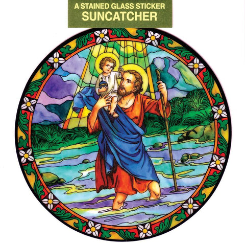 St. Christopher Static Sticker - Gerken's Religious Supplies