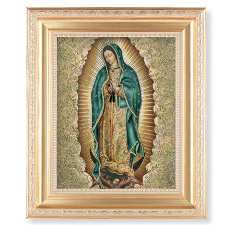 Our Lady of Guadalupe Gold Framed Art - Gerken's Religious Supplies