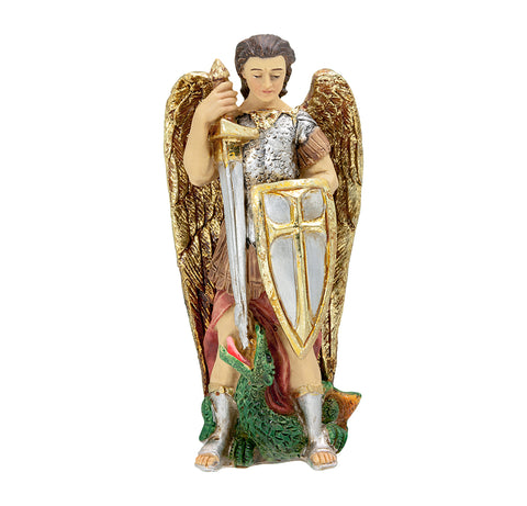 Saint Michael the Archangel Defender of Glory Resin Statue - Gerken's Religious Supplies