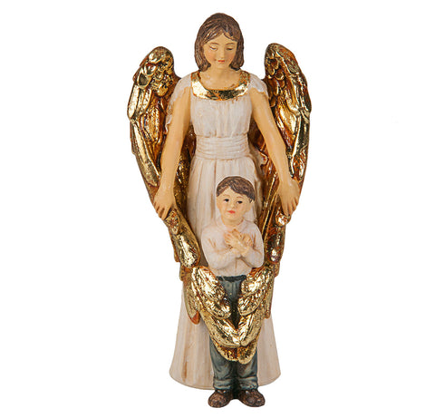 Guardian Angel with Boy Resin Statue - Gerken's Religious Supplies