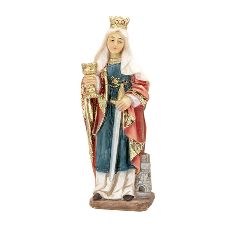 Saint Barbara of Phoenicia Resin Statue - Gerken's Religious Supplies