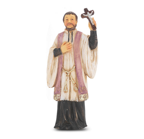 Saint Francis Xavier Resin Statue - Gerken's Religious Supplies