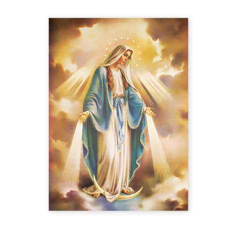 Our Lady of Grace Italian Lithograph - Gerken's Religious Supplies