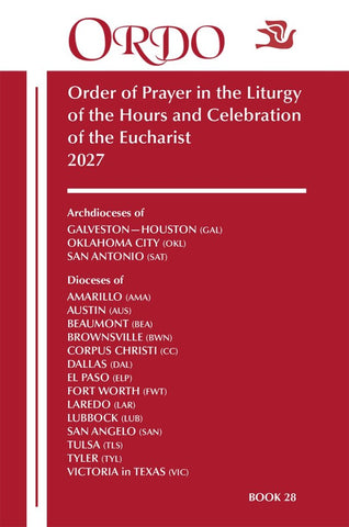 2027 ORDO #28 - Galveston-Houston, Oklahoma City & San Antonio - Gerken's Religious Supplies