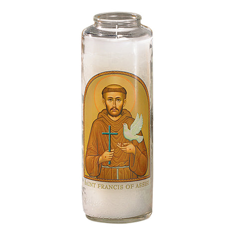 St Francis of A 5 Day Candle - Gerken's Religious Supplies