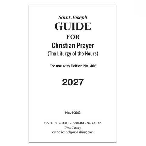 2027 Christian Prayer Guide - Standard Type - Gerken's Religious Supplies