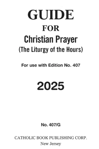 2025 Christian Prayer Guide - Large Type - Gerken's Religious Supplies