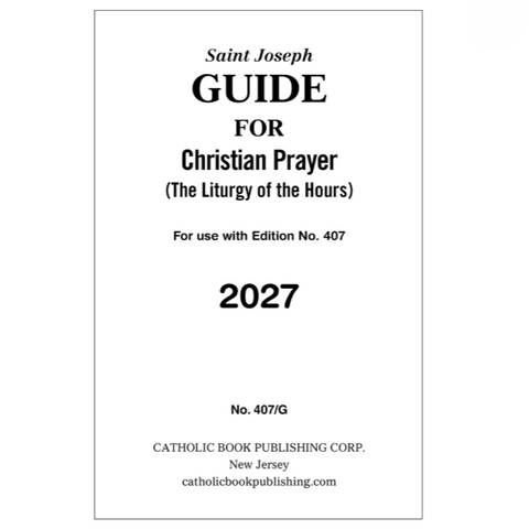 2027 Christian Prayer Guide - Large Type - Gerken's Religious Supplies