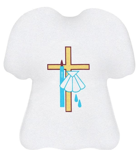 BAPTISMAL GARMENT - CROSS & SHELL