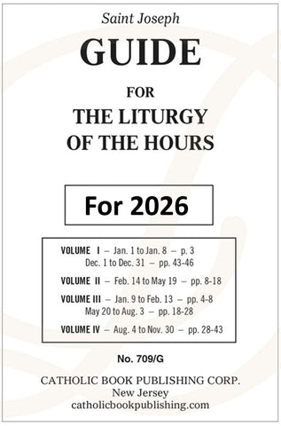 2026 Guide for Liturgy of the Hours - Large Type