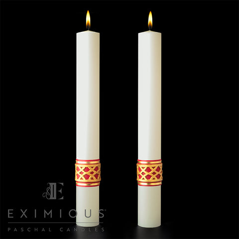 Exalted Side Candles 3" X 12" - Gerken's Religious Supplies