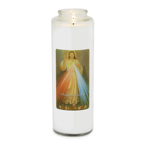 Divine Mercy 5 Day Candle - Gerken's Religious Supplies