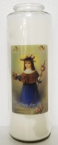 Santo Nino De Atoc 5 Day Candle - Gerken's Religious Supplies