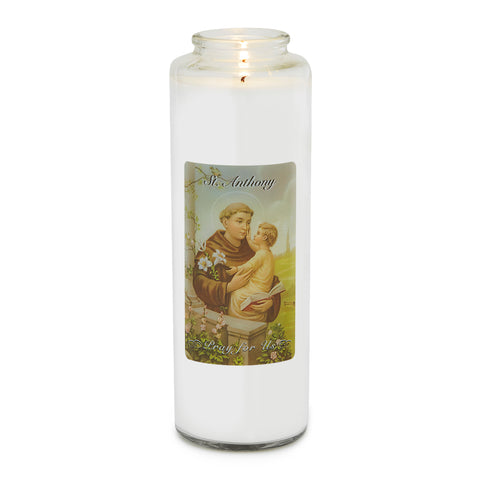 St Anthony 5 Day Candle - Gerken's Religious Supplies