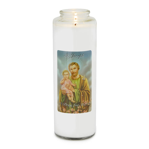 St Joseph 5 Day Candle - Gerken's Religious Supplies