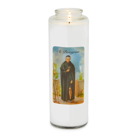 St Peregrine 5 Day Candle - Gerken's Religious Supplies