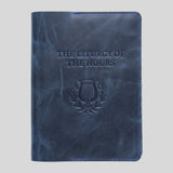 The Liturgy of the Hours, Second Edition - Premium Leather Cover (Slip-On) - Large Print - Blue - Gerken's Religious Supplies