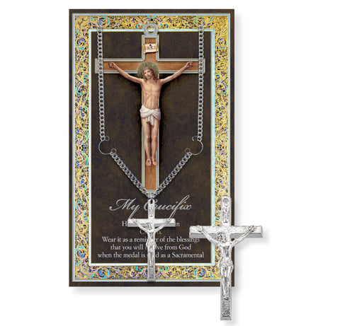 Crucifix Biography Pamphlet and Crucifix - Gerken's Religious Supplies