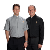 Deacon Short Sleeved Tab Collar Clergy Shirt - Black