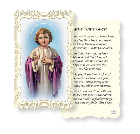 Communion - Little White Guest Holy Card - Gerken's Religious Supplies