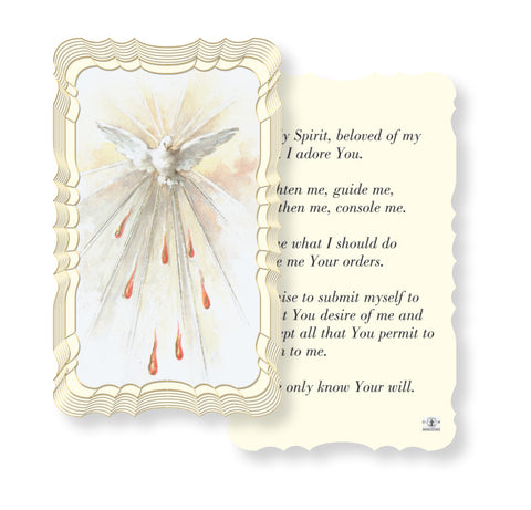 O Holy Spirit-Cnfirmation Holy Card - Gerken's Religious Supplies