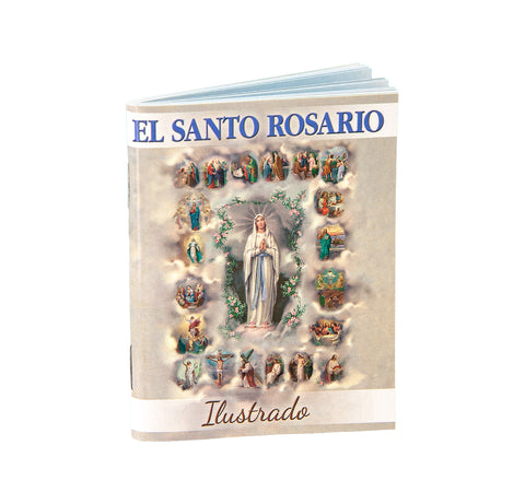 The Holy Rosary Illustrated Book Pocket Size - Spanish - Gerken's Religious Supplies