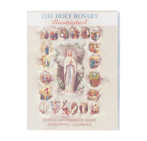 The Holy Rosary Illustrated Book Pocket Size - English - Gerken's Religious Supplies