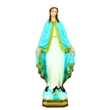 Our Lady of Grace Outdoor Statue with Color Finish, 24"