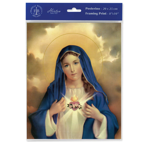 Immaculate Heart of Mary Print - Gerken's Religious Supplies