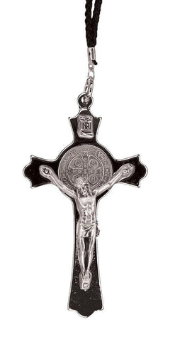 Large Black St. Benedict Crucifix 3" - Gerken's Religious Supplies