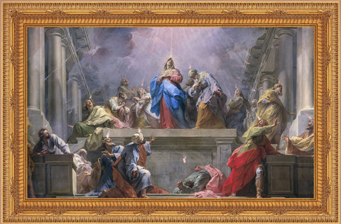 Pentecost Framed Image 16" x 19" - Gerken's Religious Supplies