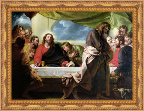 The Last Supper Framed Image 16" x 19" - Gerken's Religious Supplies