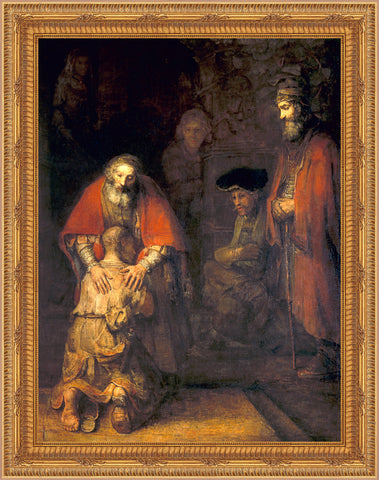 The Return of the Prodigal Son Framed Image 16" x 19" - Gerken's Religious Supplies